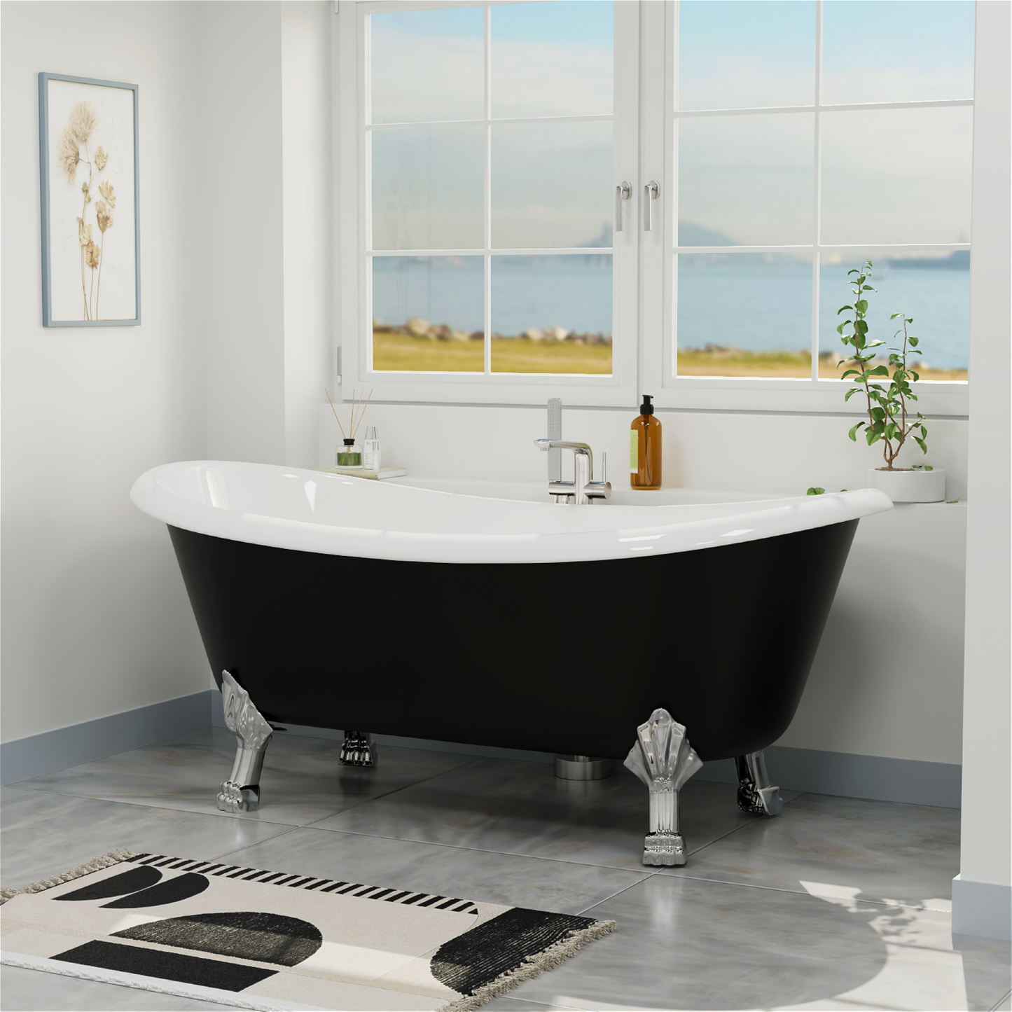67" Acrylic Bathtub YBALBT5778