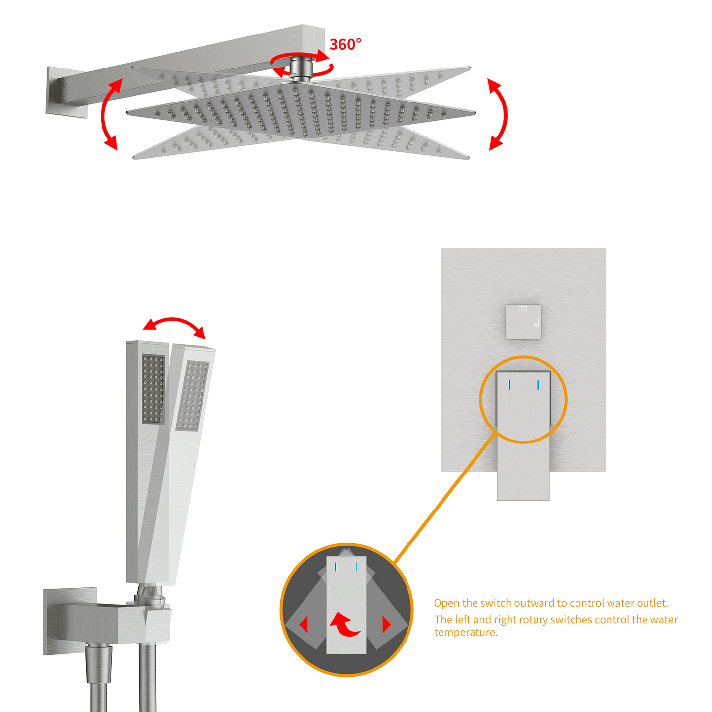 Shower set YBLY708HB-12