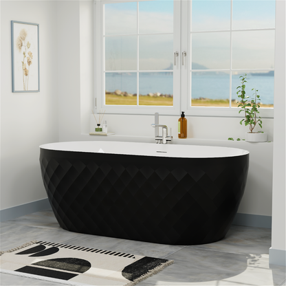 59" Acrylic Bathtub YBALBT159572