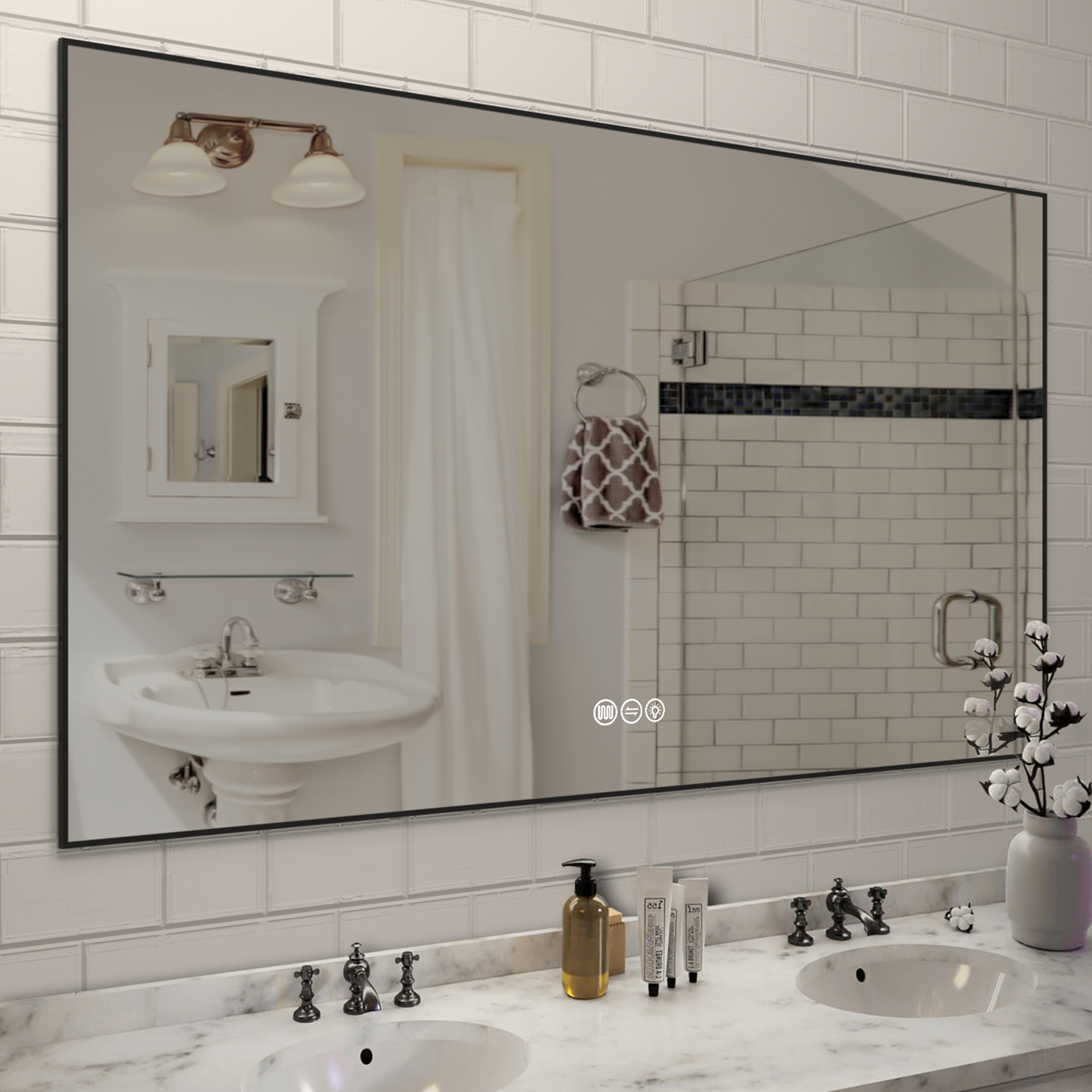 Aluminum Frame Edged Mirror YBMR-AAR72