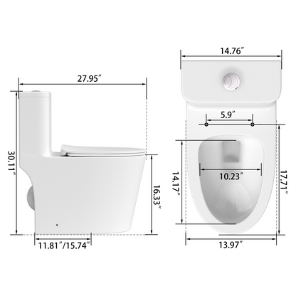 One-Piece Toilet YBMT36