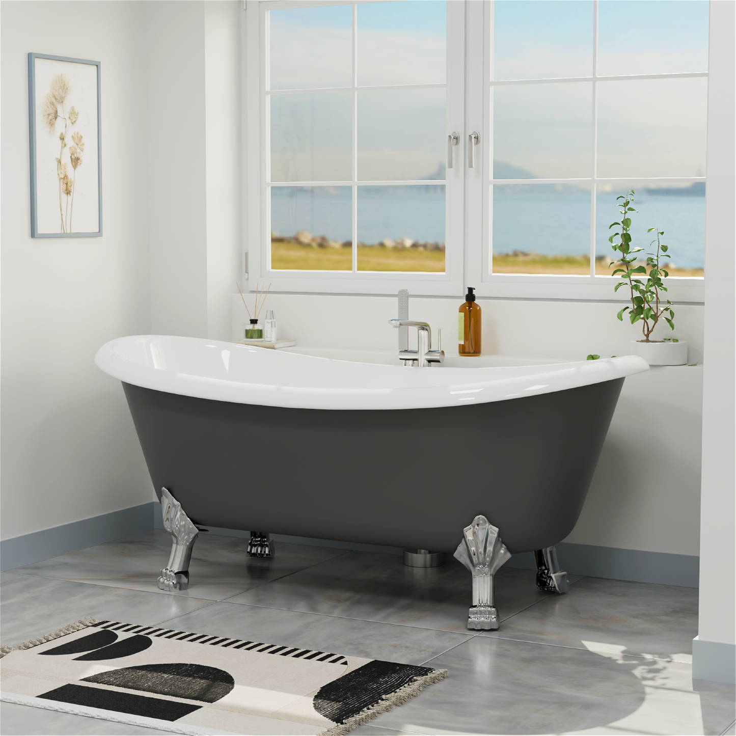 66" Acrylic Bathtub YBALBT5778