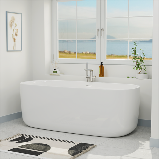 58" Acrylic Bathtub YBALBT06572