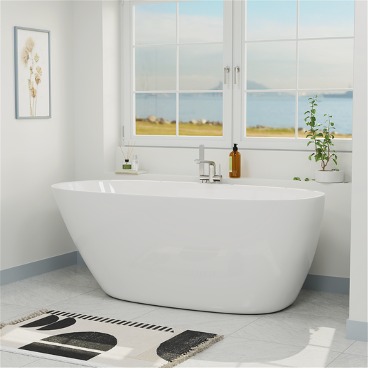 59" Acrylic  Bathtub YBALBT15575