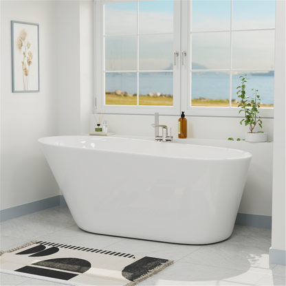 61" Acrylic Bathtub EB1506B