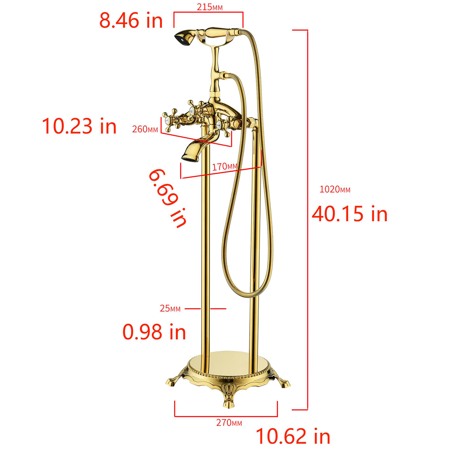 Shower Faucet YBLT7001Y-BG