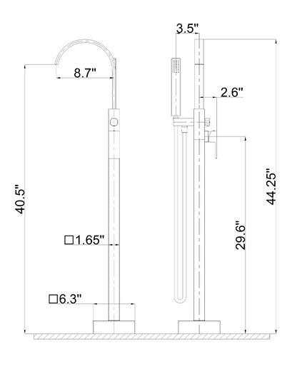 Shower Faucet YBLT7005F-CH